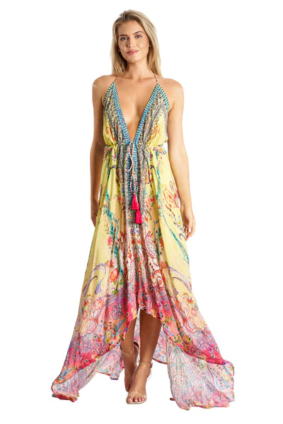 Sunset handkerchief dress