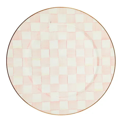 PRE ORDER Rosy Check Enamel Serving Platter