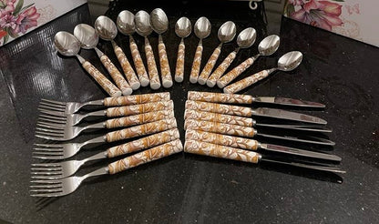 24 pcs Raffles cutlery set