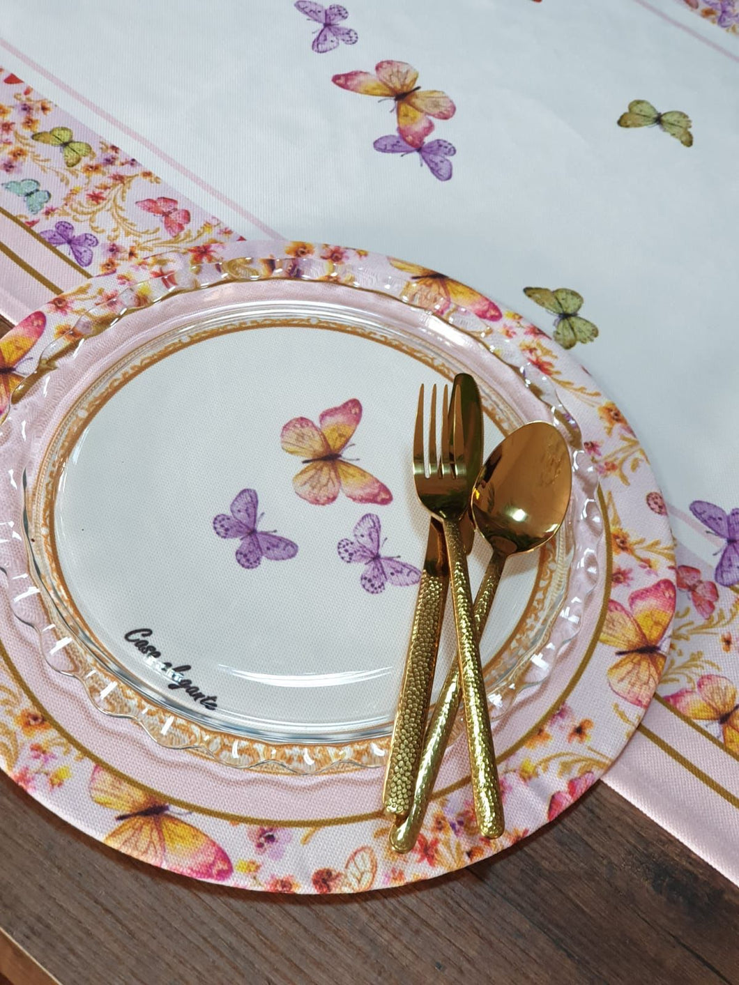PINK BUTTERFLY PLACEMAT