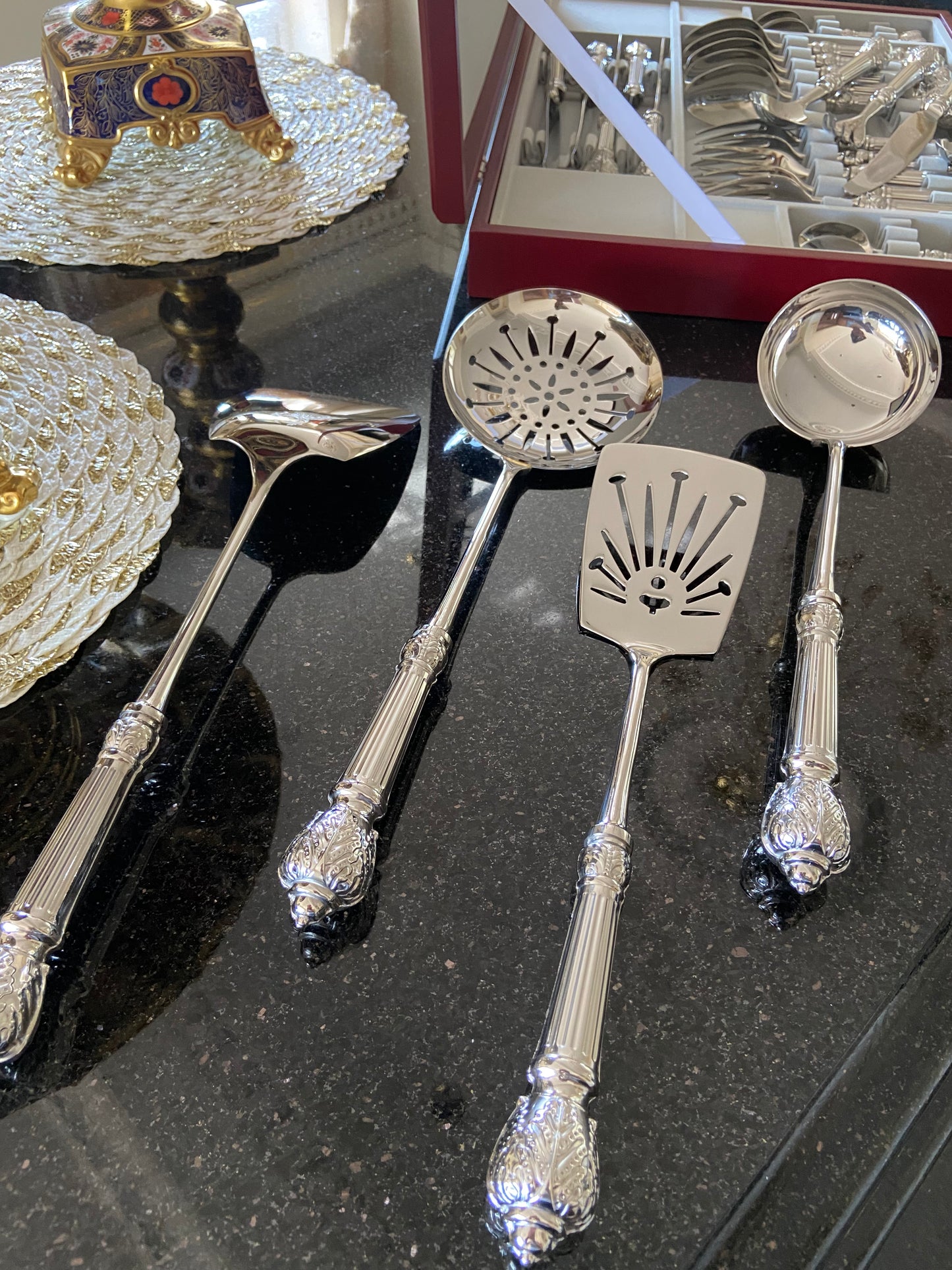 CONJUNTO DE UTENSÍLIOS DE COZINHA ESTILO ITALIANO