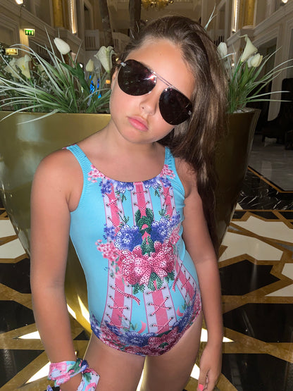 St kitts kids swimsuit set