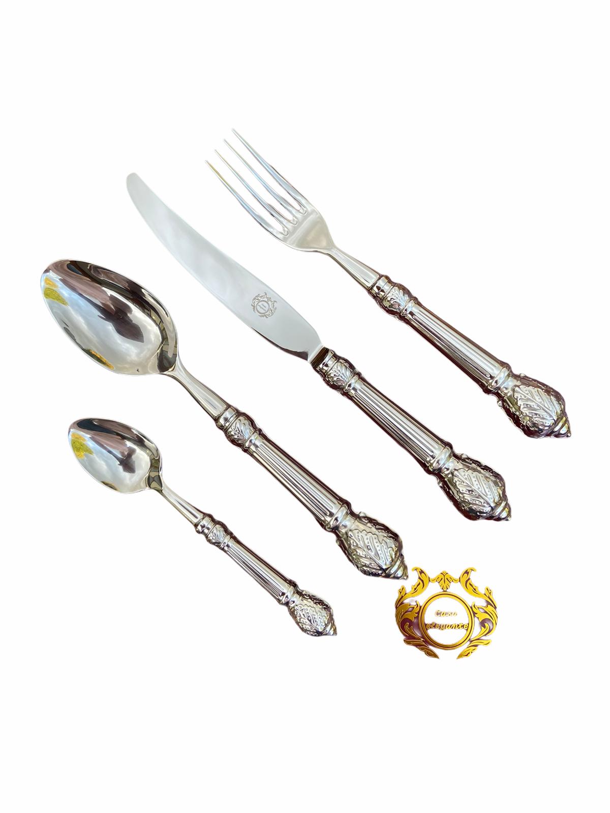 SET DE TACIMURI IN STIL ITALIAN INOX