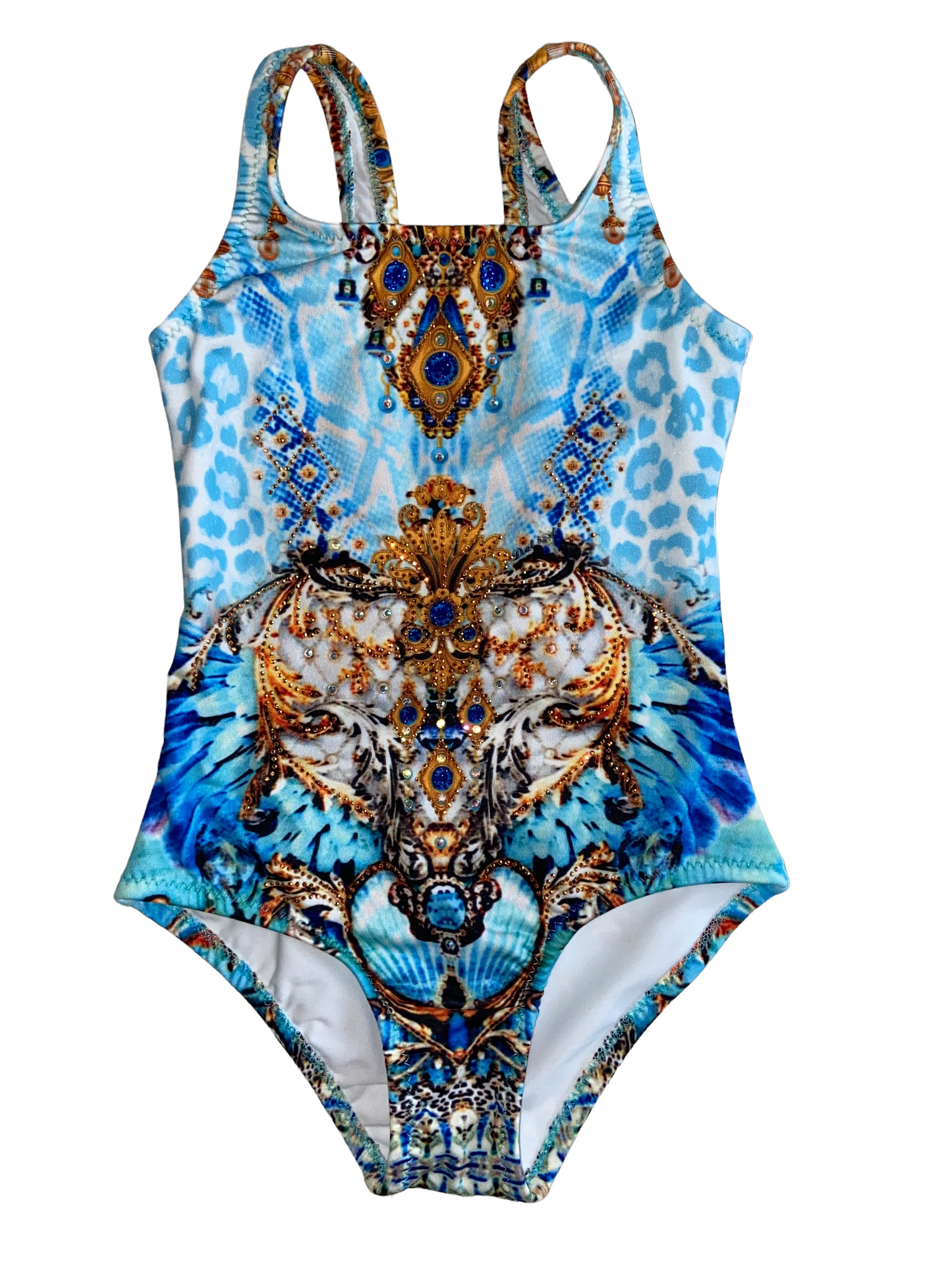 Azure kids swimsuit set