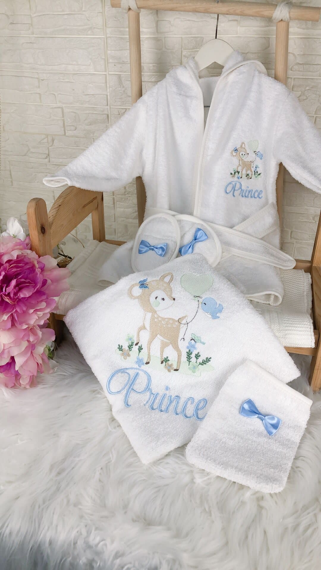 PRINCE DEER BABY SET